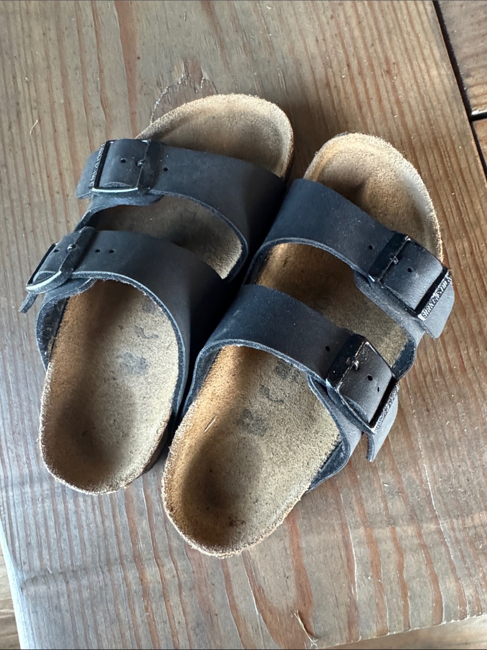 Birkenstock Black Kids Double-Strap Sandals